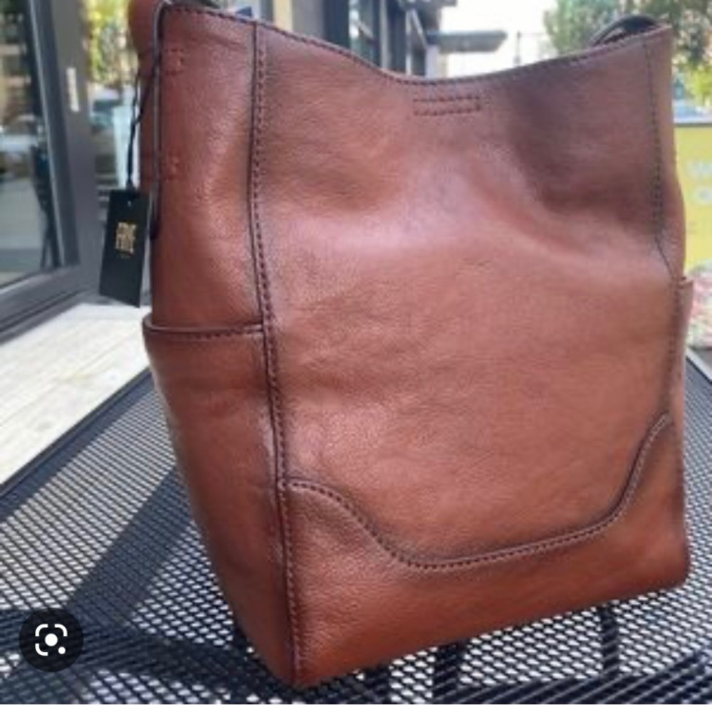Frye leather tote bag- used, good condition